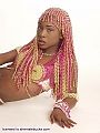 nice ebony tgirl showing tits and cock all